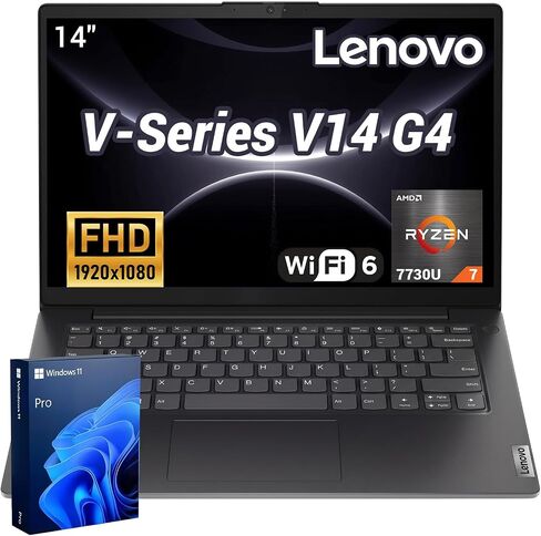 LENOVO V14 14" FHD AMD Ryzen 7 7730U Business Laptop, 16GB RAM | 512GB SSD in Kuwait