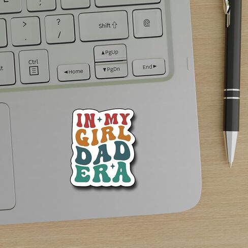 (3Pcs) in My Girl Dad Era Sticker, Decal Gifts Dad Decorate Books Laptop Phone Water Bottles Kindles Stickers Tumbler Sticker Waterproof Vinyl Decorate Sticker 3" Inch in Saudi Arabia