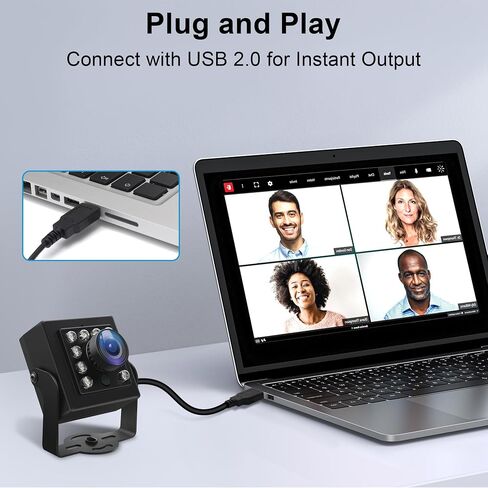 1080P Day & Night Vision USB Camera, UVC Webcam for Computer in Kuwait