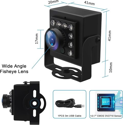 1080P Day & Night Vision USB Camera, UVC Webcam for Computer in Kuwait
