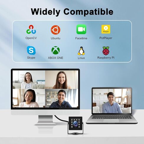 1080P Day & Night Vision USB Camera, UVC Webcam for Computer in Kuwait