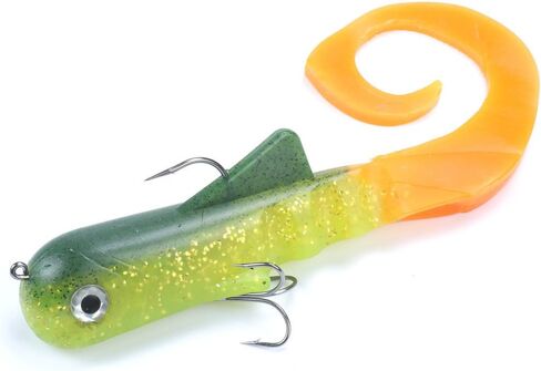 MIZUGIWA 12" Pike Musky Dawg Soft Plastic Swimbait in Kuwait