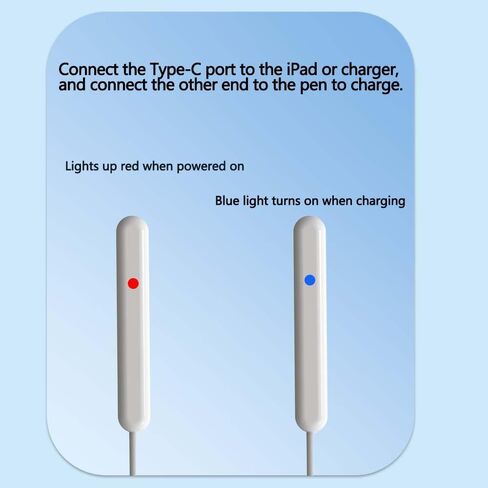 Magnetic Wireless Charger with Cable Compatible for Apple Pencil Pro Only, Convenient Charging Stand with LED Charging Indicator for Pencil Pro Latest Model in Kuwait