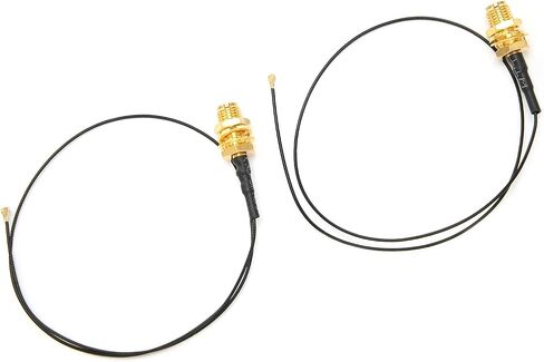 Schimer M.2 WiFi Antenna Adapter Cable Set, External 30 cm Bluetooth Connection with High Gain for Improved Signal Reception, 2-Piece in Saudi Arabia