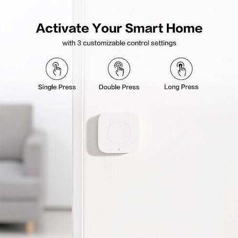 Aqara Zigbee 3.0 Wireless Mini Switch T1، الزر الذكي يتطلب Aqara Hub in Kuwait