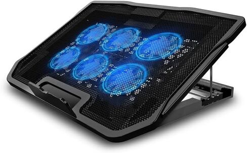 Metal Mesh 6-Fan Silent Laptop Computer Cooler in Saudi Arabia