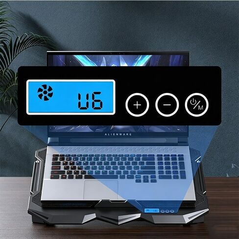 Multi Level Adjustable Silent LCD Screen Notebook Cooling Device in Saudi Arabia