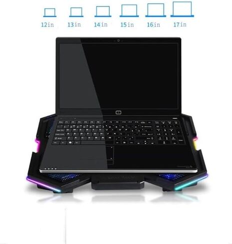 Adjustable Six Fan Desktop Quiet Laptop Cooling System in Saudi Arabia