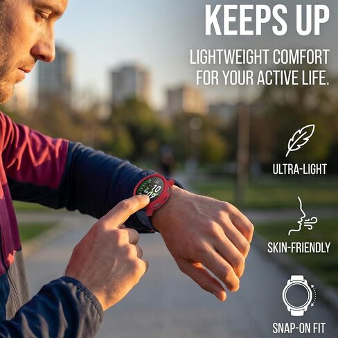 Compatible with Amazfit Active 3 Premium Bumper Case, Soft Flexible TPU Thin Lightweight Protective Cover for Amazfit Active 3 Premium Smart Watch Band [NO Front Screen Protector] in Saudi Arabia