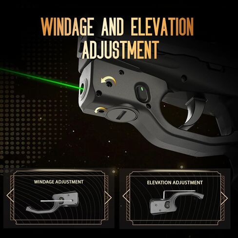 WARRIORLAND Kydex Holster for Gun with Green Laser Light Combo Fit for SCCY CPX1/CPX2 9mm Gen 1-2 Pistol, WLS-107G Laser Beam Sight with Power Indicator & Concealed Carry IWB Right-Hand Holster in Kuwait