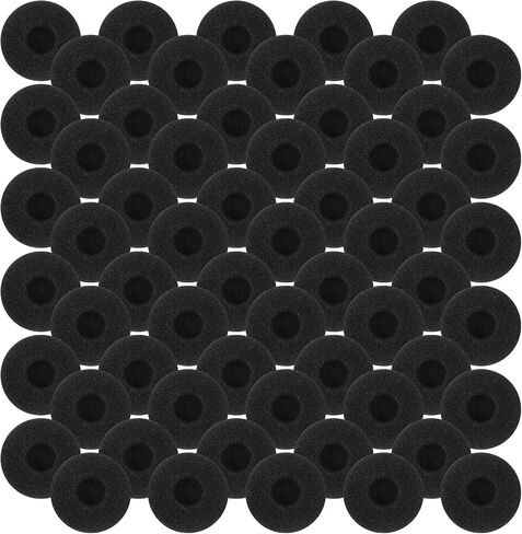 50PCS 0.7" Foam Earbud Covers for Headphones Sponge Covers Ear Buds 18mm in Saudi Arabia