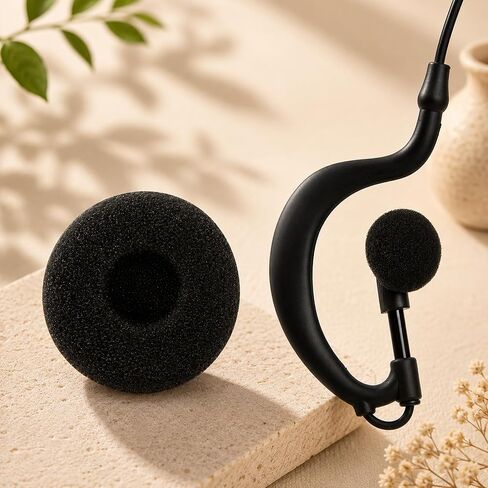 50PCS 0.7" Foam Earbud Covers for Headphones Sponge Covers Ear Buds 18mm in Saudi Arabia