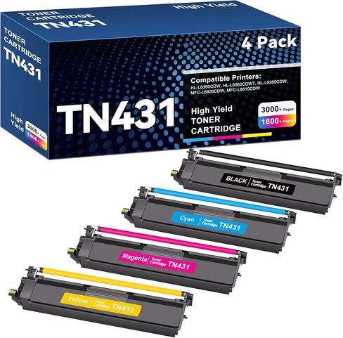 Compatible with Brother TN436 Toner Cartridges Super High Yield Set 4 Pack in Saudi Arabia