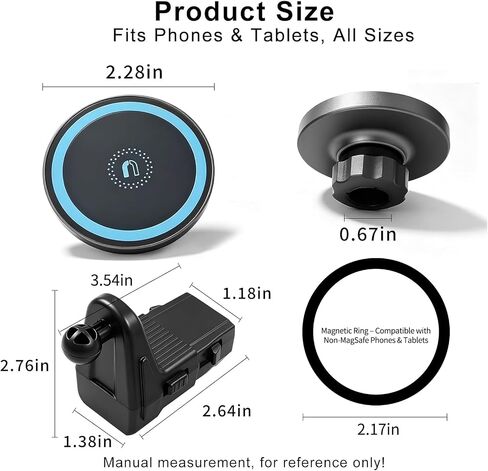 Magnetic Car Tablet Mount for BMW X5 X3 X6 iX 5 7 Series in Saudi Arabia