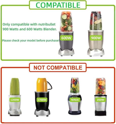 2 Pack 24 oz Blender Cups Compatible with NutriBullet 600W and 900W Blender in Saudi Arabia