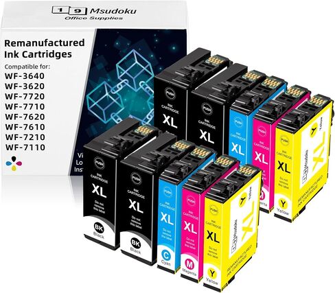 Remanufactured Replacement for Epson 252XL Ink Cartridges for Epson printer in Saudi Arabia