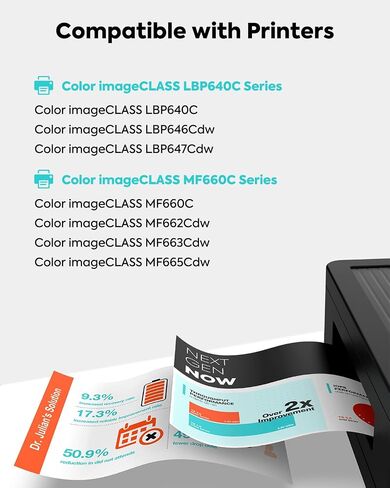 075 Toner Cartridge Set 075H: MF665CDW MF662Cdw LBP646Cdw MF663Cdw 4 Pack in Saudi Arabia