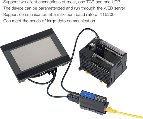 Ethernet Conversion Module Fast Communication PLC Networking for Industrial Use in Saudi Arabia