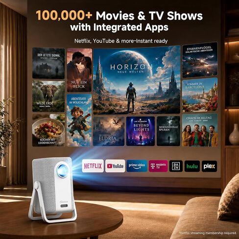 iSinbox Short Throw Projector 4K, Now with Netflix, Auto Focus, 40W Dolby in Saudi Arabia