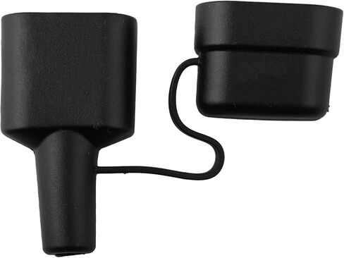 50A Dust Cover Waterproof Cable Sheath with Cap for Caravan Solar RV Wiring Protection Black 2-Pack Bipolar Connector Boot(2pcs-black) in Saudi Arabia