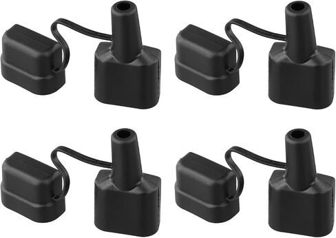 50A Dust Cover Waterproof Cable Sheath with Cap for Caravan Solar RV Wiring Protection Black 2-Pack Bipolar Connector Boot(4pcs-black) in Saudi Arabia