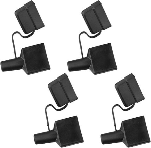 50A Dust Cover Waterproof Cable Sheath with Cap for Caravan Solar RV Wiring Protection Black 2-Pack Bipolar Connector Boot(4pcs-black) in Saudi Arabia
