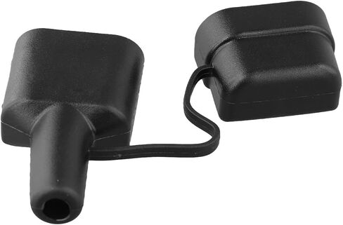50A Dust Cover Waterproof Cable Sheath with Cap for Caravan Solar RV Wiring Protection Black 2-Pack Bipolar Connector Boot(4pcs-black) in Saudi Arabia