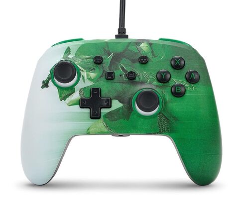 PowerA Enhanced Wired Controller for Nintendo Switch - Heroic Link, Nintendo Switch - OLED Model, Gamepad, Game controller, Wired controller, Officially licensed in Saudi Arabia