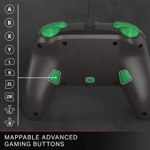 PowerA Enhanced Wired Controller for Nintendo Switch - Heroic Link, Nintendo Switch - OLED Model, Gamepad, Game controller, Wired controller, Officially licensed in Saudi Arabia