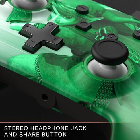 PowerA Enhanced Wired Controller for Nintendo Switch - Heroic Link, Nintendo Switch - OLED Model, Gamepad, Game controller, Wired controller, Officially licensed in Saudi Arabia