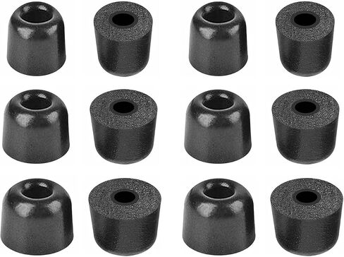 Foam Eartips Compatible with Axil GS Extreme 2.0 Xcor Pro Earbuds, 6 Pairs S/M/L Sizes Soft Memory Foam Ear Tips Replacement Tips, Compatible with Axil Xcor Pro GS Extreme 2.0 6 Pairs Black in Saudi Arabia