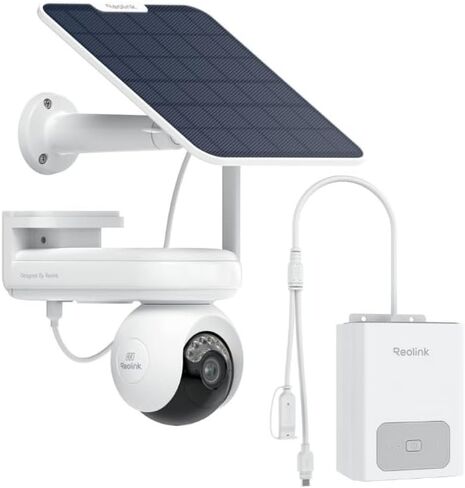 REOLINK Altas PT Ultra Bundle with Battery Pack- 4K Solar Security Cameras Wireless Outdoor, Long Battery Life, ColorX Night Vision, 360° Pan Tilt Auto Tracking, Dual-Band Wi-Fi 6 Cameras in Saudi Arabia