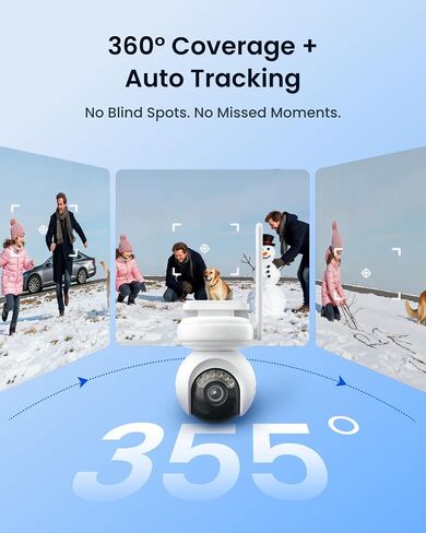 REOLINK Altas PT Ultra Bundle with Battery Pack- 4K Solar Security Cameras Wireless Outdoor, Long Battery Life, ColorX Night Vision, 360° Pan Tilt Auto Tracking, Dual-Band Wi-Fi 6 Cameras in Saudi Arabia