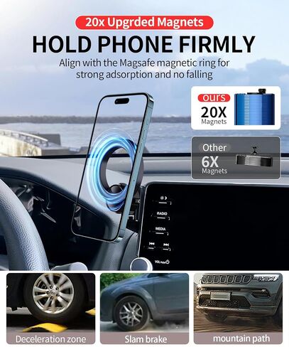 Car Phone Holder for Honda Accord 2018-2022 Accessories, 8" Screen Mount in Saudi Arabia