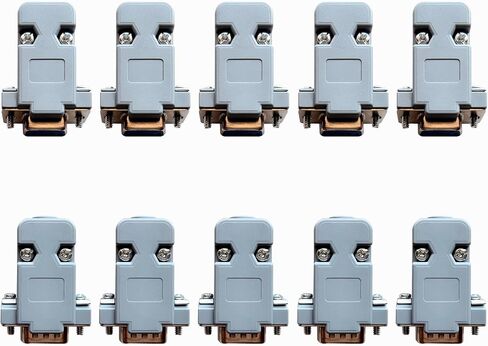 10 Pack DB9 Solder Connector Adapter Kit, RS232 Serial Adapter in Saudi Arabia
