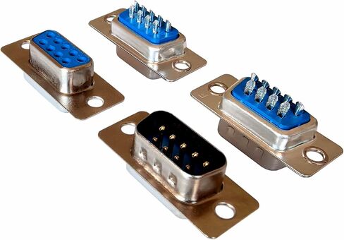 10 Pack DB9 Solder Connector Adapter Kit, RS232 Serial Adapter in Saudi Arabia