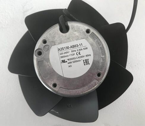A2S130-AB03-11 M2S052-CA 50/60Hz AC220-240V 0.30A 50/44W 2800/3500RPM 133X133X54mm 133mm 2-Wire Cooling Fan in Saudi Arabia