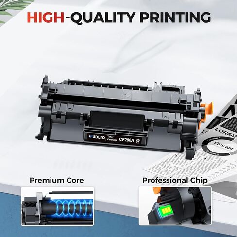 80A Toner Cartridge for HP Printer Pro 400 M401n M401dn CF280X CF280A 2 PK in Saudi Arabia