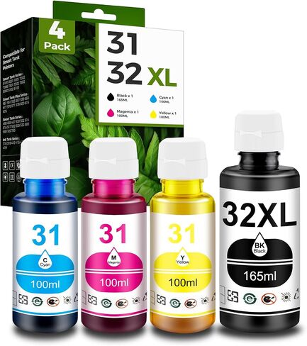 Compatible with HP 31 32XL Ink Bottle Smart Tank 7301 7602 5000 6001 5101 in Saudi Arabia