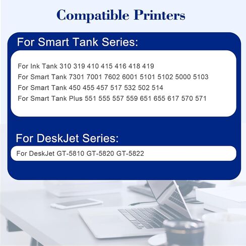 Compatible with HP 31 32XL Ink Bottle Smart Tank 7301 7602 5000 6001 5101 in Saudi Arabia