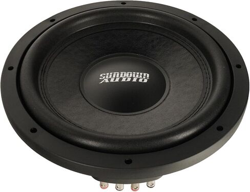 Sundown Audio SML-12 D4 12 in Shallow Subwoofer 600-Watt RMS / 1200-Watt Peak Dual 4-Ohm DVC, 4.45 in Depth, 10.75 in Cutout, 0.05 cu ft Displacement, 39.9 Hz FS, 2-Piece in Saudi Arabia