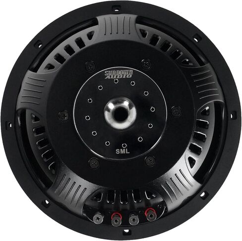 Sundown Audio SML-12 D4 12 in Shallow Subwoofer 600-Watt RMS / 1200-Watt Peak Dual 4-Ohm DVC, 4.45 in Depth, 10.75 in Cutout, 0.05 cu ft Displacement, 39.9 Hz FS, 2-Piece in Saudi Arabia