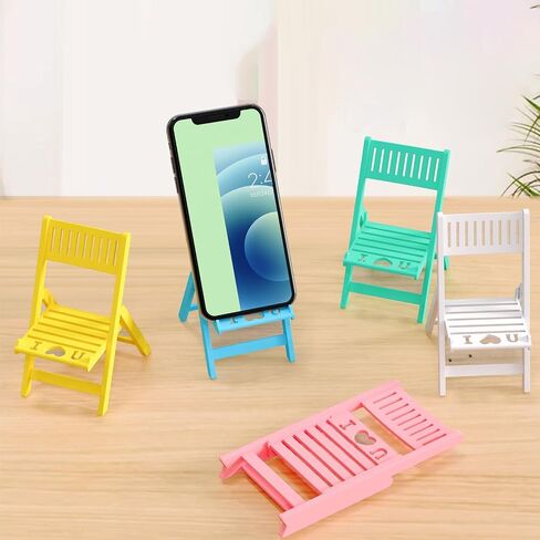 Chair Shape Cellphone Stand Desktop Phone Dock Holder Fit for Most Smartphones Tablet Portable in Saudi Arabia