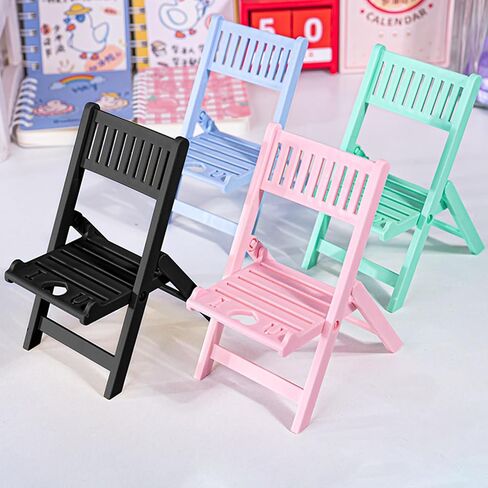 Chair Shape Cellphone Stand Desktop Phone Dock Holder Fit for Most Smartphones Tablet Portable in Saudi Arabia