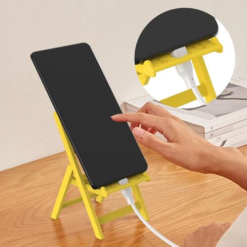 Chair Shape Cellphone Stand Desktop Phone Dock Holder Fit for Most Smartphones Tablet Portable in Saudi Arabia