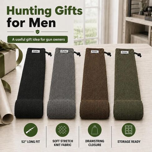 Flyfan 4 Pack 52 x 4.5 in Gun Socks for Rifles and Shotguns for Storage in Saudi Arabia