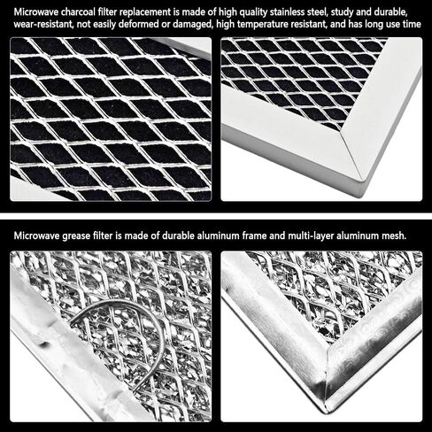 FGMV17WNVFA Microwave Grease and Charcoal Filter Kit, Pack of 3 in Kuwait