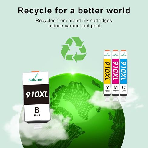 SAILNER 910XL Ink Cartridge Replaced for HP 910XL Ink Cartridges Combo Pack in Saudi Arabia
