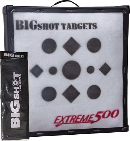 BIGSHOT Iron Man Xtreme 500 FPS - Crossbow & Compound Bow Archery Target with Weather Cover - Heavy Duty Stops 500 FPS - Easy Arrow Removal - 24 Inch Outdoor Shooting in Saudi Arabia