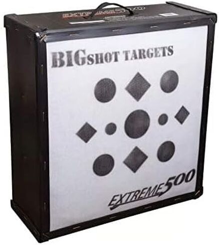BIGSHOT Iron Man Xtreme 500 FPS - Crossbow & Compound Bow Archery Target with Weather Cover - Heavy Duty Stops 500 FPS - Easy Arrow Removal - 24 Inch Outdoor Shooting in Saudi Arabia